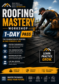 Roofing Mastery Workshop – 1-Day Pass