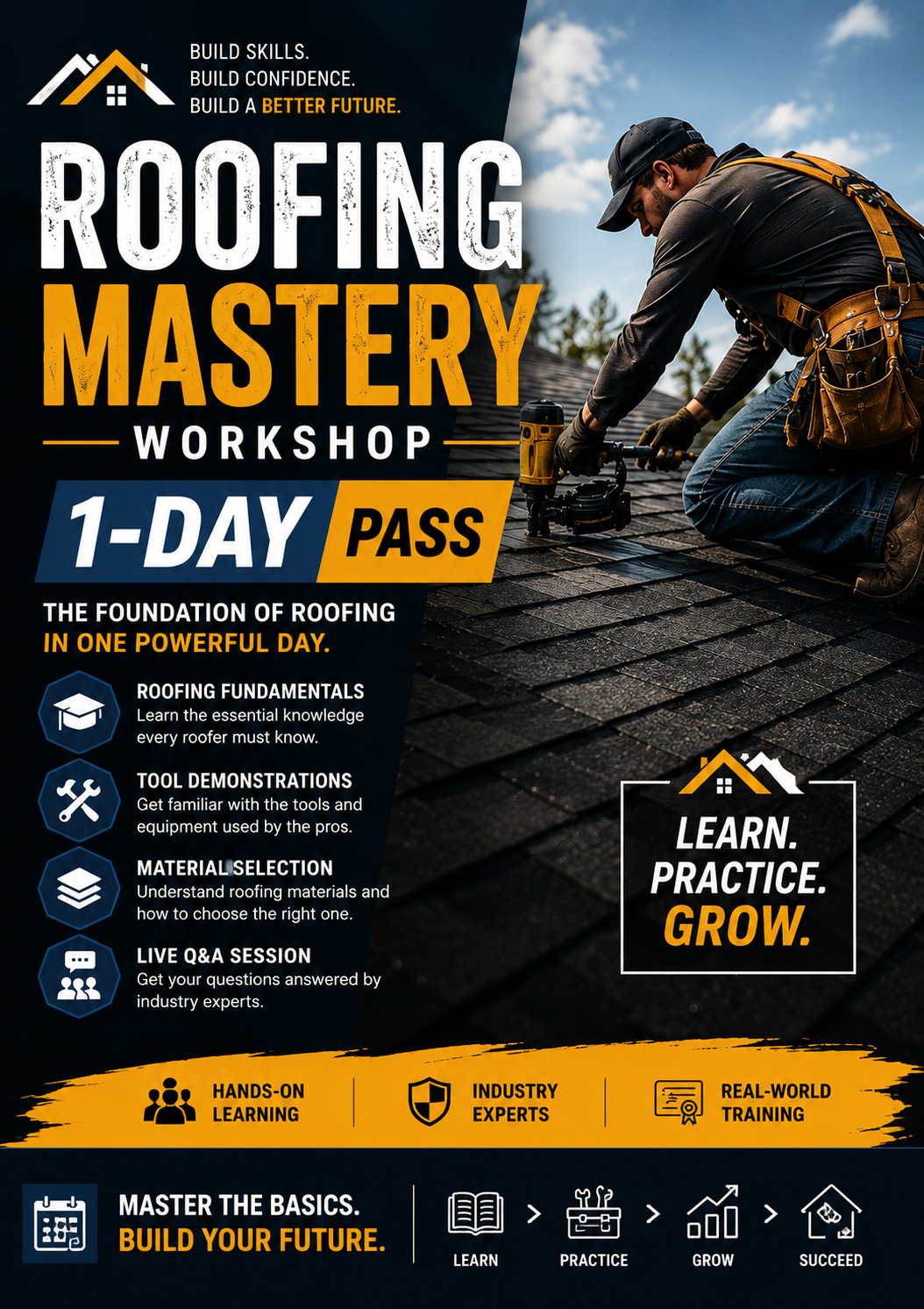Roofing Mastery Workshop – 1-Day Pass